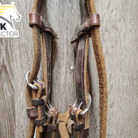 Soft Tie-Front Headstall, laces *vgc/gc, edge rubs, film
