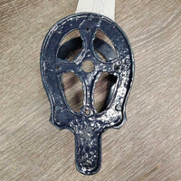 Hvy Metal Cast Horseshoe Wall Mount Bridle Tack Rack - Hook *gc, dirt, scuffs
