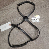 Flat Figure 8 Bridle Noseband *gc, scrapes, tight keepers, bent, twist, dent, xholes *MISSING attachment
