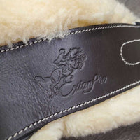 Lg Belly Girth, 2x Els, Caribiner, D Ring, velcro Sheepskin Liner *like new, stiff
