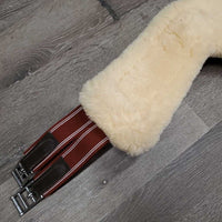 Lg Belly Girth, 2x Els, Caribiner, D Ring, velcro Sheepskin Liner *like new, stiff
