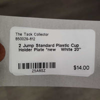 2 Jump Standard Plastic Cup Holder Plate *new
