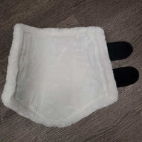 Pr Closed Boots, velcro, fleece "Christmas" *like new, frayed edges/loose threads
