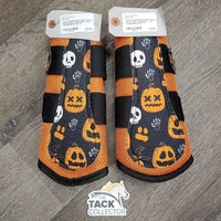 Pr Mesh Closed Boots, velcro "Halloween" *new
