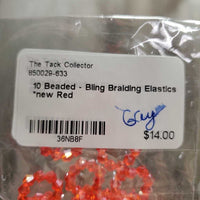 10 Beaded - Bling Braiding Elastics *new
