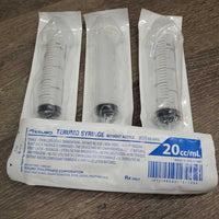 4x 20cc Terumo Plastic Syringes *new
