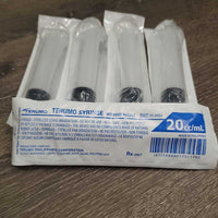 5x 20cc Terumo Plastic Syringes *new

