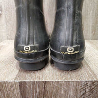 Pr Soft Rubber Boots *gc, mnr dirt, scuffs, stains & older
