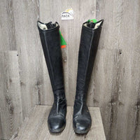 Dress Boots, Zips *vgc, mnr dirt, scrapes & scuffs, stretched elastics, tight snap
