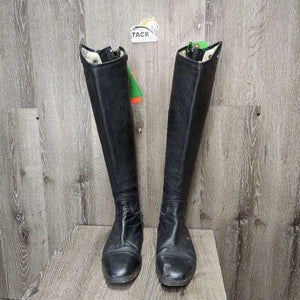 Dress Boots, Zips *vgc, mnr dirt, scrapes & scuffs, stretched elastics, tight snap