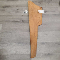 Unlined Leather Saddle Rifle Scabbard *vgc, mnr scratches, rubs & stains
