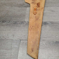 Unlined Suede Leather Saddle Rifle Scabbard *vgc, mnr scratches, rubs & stains, No Straps
