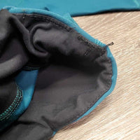 Full Seat Sticky Euro Seat Riding Tight Breeches *fair, threads unstitched waist, seam rubs & pills, cracking & peeling logos & stickies
