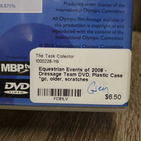 Equestrian Events of 2008 - Dressage Team DVD, Plastic Case *gc, older, scratches
