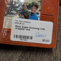 Basic Equine Stretching VHS, wrapped *new

