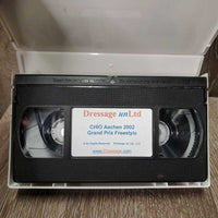 CHIO Aachen 2002 Grand Prix Freestyle, VHS, plastic case *gc, older
