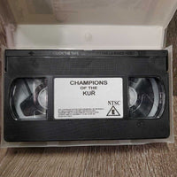 1986-94 Champions of the KUR VHS, plastic case *gc, older, broken case

