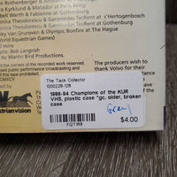 1986-94 Champions of the KUR VHS, plastic case *gc, older, broken case
