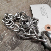 Narrow Curved Mullen Mouth Weymouth Bit, chain *vgc, clean, mnr scuffs