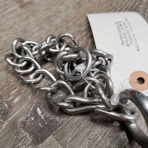 Narrow Curved Mullen Mouth Weymouth Bit, chain *vgc, clean, mnr scuffs