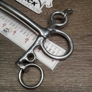 SS Med Mullen Mouth Pelham Bit, chain *vgc, clean, mnr scuffs