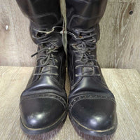 Field Boots, zips *gc/fair, v.run down heels, rubbed & thin spots, stiff zips, dirt, holes
