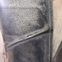 Field Boots, zips *gc/fair, v.run down heels, rubbed & thin spots, stiff zips, dirt, holes
