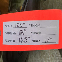 Field Boots, zips *gc/fair, v.run down heels, rubbed & thin spots, stiff zips, dirt, holes
