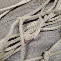 Hvy Cotton String Hay Net *fair, dingy, stains, rubs, frays, BROKEN strings
