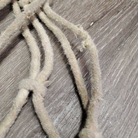 Hvy Cotton String Hay Net *fair, dingy, stains, rubs, frays, BROKEN strings
