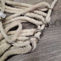 Hvy Cotton String Hay Net *fair, dingy, stains, rubs, frays, BROKEN strings
