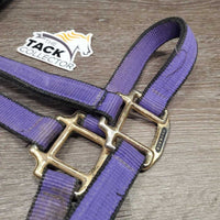 Nylon Halter *gc, dirt, stiff, faded? mnr edge rubs
