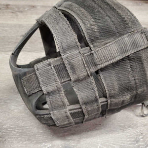 Grazing Muzzle, Open Nose *fair/gc, squished, rubs, frays, v.thin & torn bottom, rip