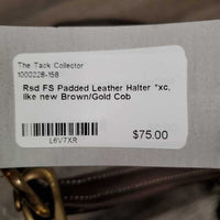 Rsd FS Padded Leather Halter *xc, like new
