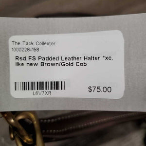 Rsd FS Padded Leather Halter *xc, like new