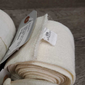 4 Thick Soft Stretchy Cotton Leg Wraps *3 - xc/vgc, clean, stains, rubs & 1 - like new
