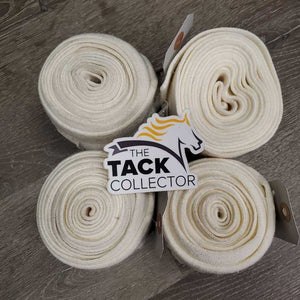 4 Thick Soft Stretchy Cotton Leg Wraps *3 - xc/vgc, clean, stains, rubs & 1 - like new