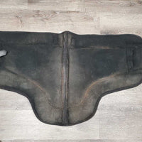 Thick Padded MicroSuede Bareback Pad, 2x bgrds, Pommel Strap *vgc, dirt & hair
