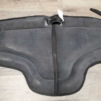 Thick Padded MicroSuede Bareback Pad, 2x bgrds, Pommel Strap *vgc, dirt & hair
