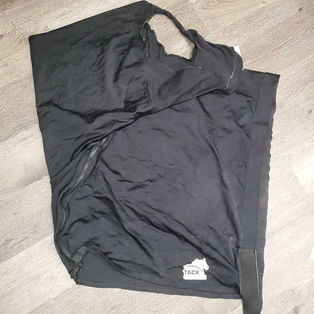 Hvy Full Face Slinky, Zipper *gc, older, hair, clean, snags, pulled & undone face stitching