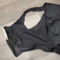 Hvy Full Face Slinky, Zipper *gc, older, hair, clean, snags, pulled & undone face stitching
