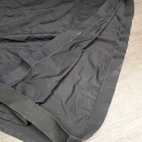Hvy Full Face Slinky, Zipper *gc, older, hair, clean, snags, pulled & undone face stitching
