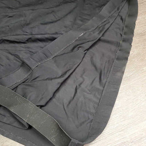 Hvy Full Face Slinky, Zipper *gc, older, hair, clean, snags, pulled & undone face stitching