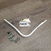 XWide - White Gullet Bar, 6 screws, 2 Washers, Box *vgc/gc, scratches, scrapes, stains
