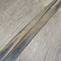 Soft Stirrup Leathers *gc/fair, stretched, v.rubbed, scraped & faded, xholes, uneven
