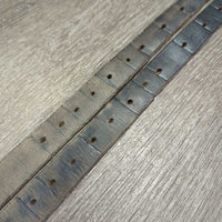 Soft Stirrup Leathers *gc/fair, stretched, v.rubbed, scraped & faded, xholes, uneven
