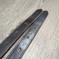 Soft Stirrup Leathers *gc/fair, stretched, v.rubbed, scraped & faded, xholes, uneven
