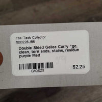 Double Sided Gellee Curry *gc, clean, torn ends, stains, residue
