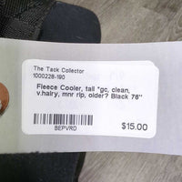 Fleece Cooler, tail *gc, clean, v.hairy, mnr rip, older?
