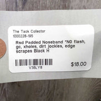Rsd Padded Noseband *N0 flash, gc, xholes, dirt jockies, edge scrapes
